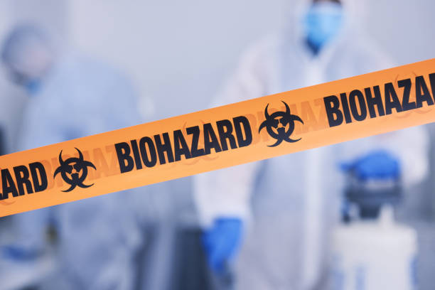 Professional Biohazard technician working in Folsom, PA